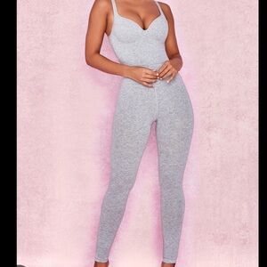 House of CB gray jumpsuit